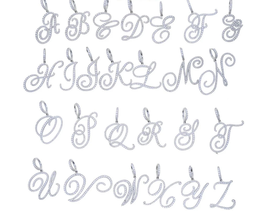 Cursive Letters Pendant