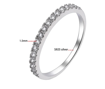 2.6ct Princess Ring