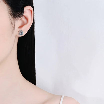 2ct Sophisticated Stud Earrings