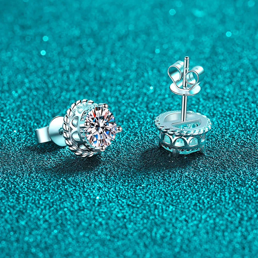 2ct Sophisticated Stud Earrings